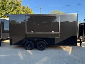 Remolque de Carga Tipo Contenedor con Envío Rápido / Remolque Cerrado Rock Solid Cargo 8.5x16 10k Paquete para Contratistas - Product Image 2