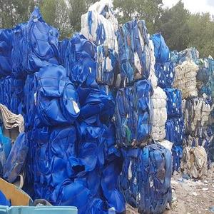 Recycled HDPE blue drum scrap baled/ Bulk HDPE Granules/HDPE blue drum supply For Sale - Product Image 1
