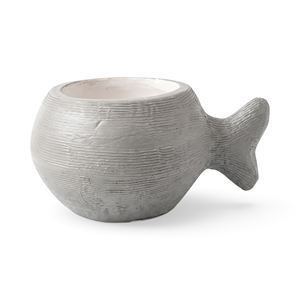 Maceta Grande de Terracota Esmaltada con Diseño de Peces, Maceta Ecológica de Arcilla para Uso en Interiores - Product Image 1