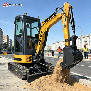 Novo Escavador Mini <span class=keywords><strong>Diesel</strong></span> de 3,5 Toneladas Personalizado de 2 Toneladas Certificado CE para Construção de Jardins e Fazendas - Product Image 4