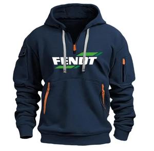 Manteau à capuche zippé en molleton pour hommes Manteau de sport à capuche pour hommes Manteau de sport pour femmes Printemps et automne Manteau ample Sweat-shirt chaud - Product Image 5