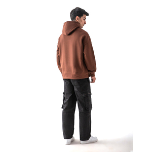 Logotipo personalizado 500gsm 100% algodón invierno hombres alta calidad manga regular sudaderas peso pesado Regular Fit hecho en Pakistán - Product Image 6