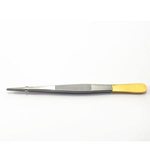 Medic Instruments Pince à pansement TC de haute précision 5.5 ''Pince à épiler droite 14 cm Pince chirurgicale Pince à pansement pour le pouce - Product Image 3