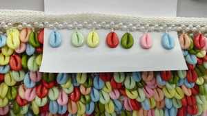 High Quality Geometric Eco-Friendly Kodi Latkan Lace for Sarees Lehenga Dresses Bags Home Decor Premium Embellishment Trim - Product Image 5