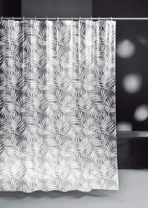 Tenda doccia in plastica decorativa Maui bianca 180x200cm (Dintex 02-743) - Product Image 1