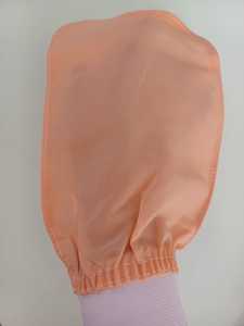 Bolsa de baño turca de seda elástica en la muñeca para piel sensible y normal, bolsa Exfoliante para cara y cuerpo, cepillos de baño, esponjas - Product Image 3