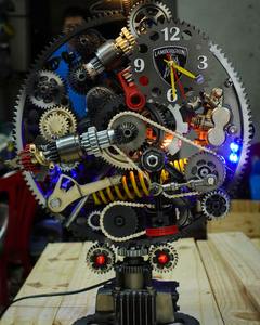 Industrial Mechanical Clock Custom Mechanical Clock Metal Parts Art Clock Engine Gear Clock Customize Vietnam 2026 Cheap Price - Product Image 4