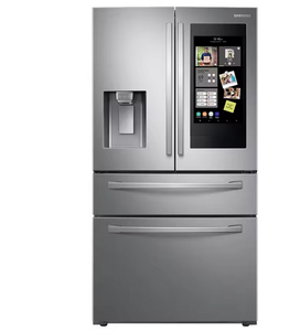 Refrigerador de Alta Calidad con Puerta Francesa de 4 Puertas y 28 Pies Cúbicos con Pantalla Táctil de 220 V - Product Image 1
