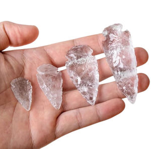 Punta de flecha de cuarzo cristal Natural de gran oferta de la mejor calidad, puntas de flecha de ágata de tamaño "3 pulgadas", piedra de cristal, ágata, pedido a granel - Product Image 1