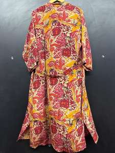 Crepe <b>Silk</b> Sari <b>Kimono</b> Robe Women | Handmade Elegant <b>Silk</b> Wrap Elastic Waist | Summer Vacation Beachwear Loungewear Gift for Her - Product Image 6