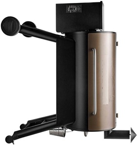 Nouveau Barbecue à Pellets Série Pro 34, Bronze, Hauteur Réglable, Métal Galvanisé, Aluminium, Capacité Charbon de Bois - Product Image 2