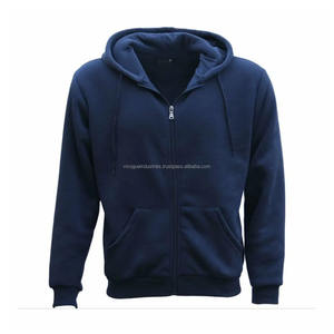 Sweat-shirts à capuche en velours pour hommes avec logo personnalisé, styles pull-over et zippés, sweat-shirts à capuche en polaire, sweat-shirts à capuche en gros avec fermeture éclair - Product Image 5