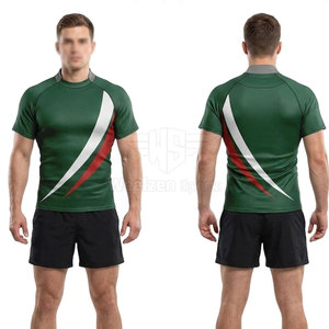 Maillot de rugby de haute qualité, tissu respirant et anti-humidité, parfait pour les activités sportives et de fitness - Product Image 6