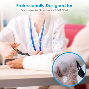 Ciseaux en tissu de bandage 5.5 pouces ciseaux utilitaires d'infirmière utilisation chirurgicale instruments chirurgicaux médicaux - Product Image 6