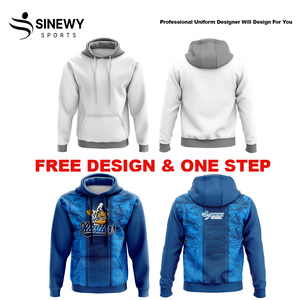 เสื้อฮู้ดผู้ชายแขนยาวผ้าโพลีเอสเตอร์ผ้าคอตตอนแขนยาวสไตล์คลาสสิก - Product Image 4