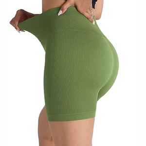 Nuevo 2025 Venta caliente 2025 Mejor precio exigible calidad profesional al por mayor pantalones cortos de Yoga para Mujeres pantalones cortos de Yoga de Spandex - Product Image 5