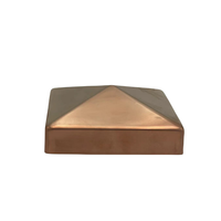 Capuchon de poteau de clôture en cuivre de taille personnalisée 4x4 embouts pour clôture