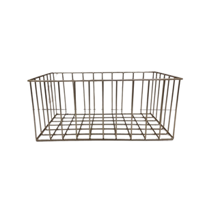 Hot Selling Kitchenware <b>Storage</b> <b>Basket</b> Iron <b>Wire</b> Fruit <b>Basket</b> Silver Color <b>Storage</b> <b>Basket</b> Handmade Wholesale Prices - Product Image 3