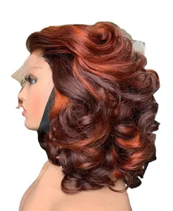 लघु लहर फीता बंद होने विग वियतनामी मानव बाल Wigs थोक मूल्य थोक मात्रा रेमी प्राकृतिक विक्रेता शीर्ष शैली लहर रंग