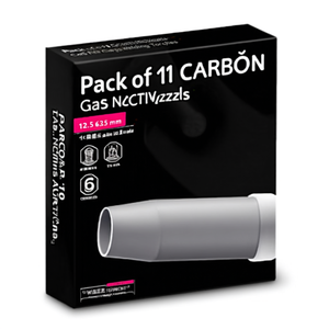 Paquete de 10 Boquillas Cónicas de Gas de 12.5 mm y 63.5 mm para Sopletes de Soldadura - Product Image 3