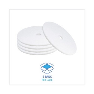Pads de polissage blancs Boardwalk de 21 pouces, pads diamantés et de lustrage pour polissage à sec du granit et de la pierre, lot de 5 - Product Image 4