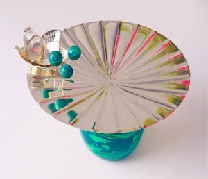 Présentoir à gâteaux design créatif avec base pour la maison hôtel restaurants fête de mariage support de fête d'anniversaire pour gâteau conception de fleurs de luxe - Product Image 4