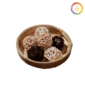 ลูกบอลหวายสำหรับตกแต่งบ้านดีไซน์งานทอมือทนทานสำหรับงานเลี้ยง - Product Image 3