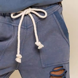 Nouveauté Impression de logo personnalisé Jogging taille moyenne pour femmes Style décontracté Pantalon de survêtement en coton Prix de gros - Product Image 5