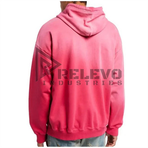 เสื้อฮู้ดดี้ผู้ชายทรงปกติ ผ้าฝ้าย 100% ระบายอากาศได้ดี สีพื้น ราคาดีที่สุด รับสกรีนโลโก้ เป็นมิตรต่อสิ่งแวดล้อม ผลิตสำหรับฤดูใบไม้ผลิ - Product Image 2