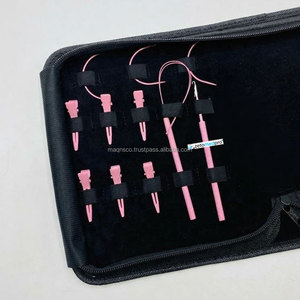 Pince à extensions capillaires en acier inoxydable de qualité chirurgicale, rose bébé, réutilisable, haute qualité, vente en gros, outils pour extensions capillaires - Product Image 3