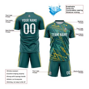 El mejor precio, uniformes de fútbol personalizables, poliéster transpirable, nuevo diseño, camisetas de fútbol de Francia, estilo de conjunto - Product Image 5