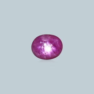 พลอยทับทิมสังเคราะห์สีแดงเหลี่ยมเพชรพลอย-3.88 กะรัต ขนาด 10 มม. - Product Image 1
