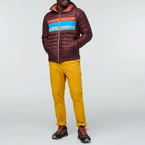 Nueva llegada chaqueta transpirable primavera y otoño cremallera con capucha Puffer manga larga diseño personalizado Puffer chaqueta - Product Image 2