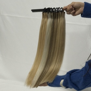 <span class=keywords><strong>Cheveux</strong></span> humains vierges européens Remy pour extensions, couleur <span class=keywords><strong>sel</strong></span> <span class=keywords><strong>et</strong></span> <span class=keywords><strong>poivre</strong></span>, 24 pouces, 50g, résistants à la chute, doux <span class=keywords><strong>et</strong></span> brillants - Product Image 3