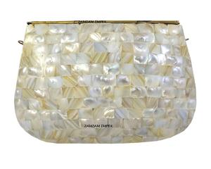 2025 LUJO NUEVA LLEGADA MADRE DE PERLA Y MOSAIC DE METAL BOLSA DE MANO DE FIESTA - Product Image 5
