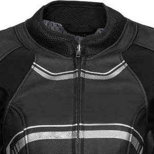 Veste de moto pour homme en cuir véritable, prix imbattable, couleur unie, vente en ligne - Product Image 4