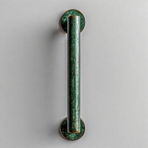 Manija interior LucentTwist, manija de puerta antigua de latón macizo Vintage de lujo con elegante grabado Floral para decoración clásica del hogar - Product Image 6