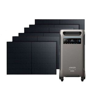 ชุดเครื่องกำเนิดไฟฟ้าพลังงานแสงอาทิตย์ SOLIX F3800 Plus ลดราคาพิเศษจากโรงงาน แผงโซลาร์เซลล์แบบแข็ง 6x 440W 3840 วัตต์ชั่วโมง แบตเตอรี่ 2048WH MPPT Pure - Product Image 1