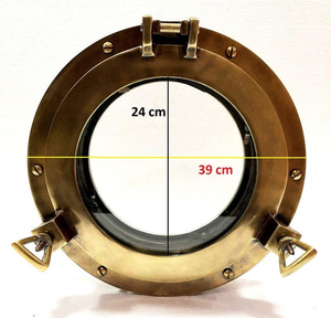 Porthole Nautical Ship Window Mirror Glass Vintage <b>Marine</b> Wall Mirror for Home Decor Bathroom Living Room and Coastal Decoration - Product Image 2