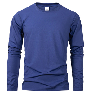 High Quality Custom Polyester <b>T</b>-Shirt Style Printed Casual Polo Long Sleeve Shirt Plus-size Men's <b>T</b>-Shirt - Product Image 1