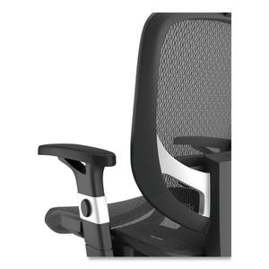Silla de trabajo giratoria ergonómica de malla Alera Minerva de 17,24 a 20,98 pulgadas. Soportes para Altura de Asiento con Capacidad para 275 Libras. Sillas de Oficina Negras - Product Image 4
