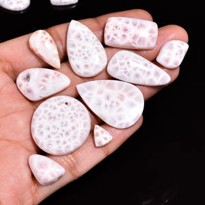 Beautiful Natural Pink <b>Larimar</b> Loose Gemstone Wholesale Mix Shape and Size Pink <b>Larimar</b> Cabochon Gemstone for Jewellery Making - Product Image 6