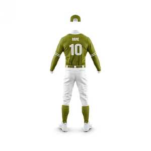 Precio al por mayor de fábrica, conjunto de uniforme de béisbol Unisex para adultos, impresión personalizada, tela transpirable que absorbe la humedad, mangas cortas - Product Image 6