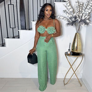 2025 estilo mujer Otoño Invierno dos piezas terciopelo conjunto de dos piezas bolsillo con cremallera manga larga Mujer traje ropa 2 piezas - Product Image 6