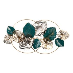 Décoration murale en métal de qualité supérieure, art floral, ajoutant une élégance intemporelle aux décorations intérieures de la maison - Product Image 6