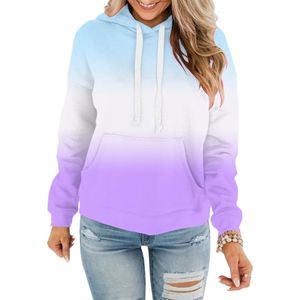 Dernière conception vente chaude femmes personnalisé imprimé 100% coton à capuche automne pull à capuche grande taille - Product Image 4