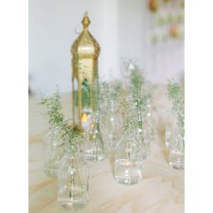 Elegante candelabro de hierro dorado marroquí, decoración única para el hogar para Navidad y bodas, venta al por mayor de Metal moderno - Product Image 4