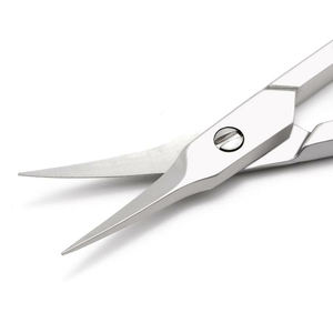 Tijeras de uñas para cutículas de bucle grande personalizadas de alta calidad, tijeras de manicura de cerámica curvas rectas para recorte de acero inoxidable - Product Image 6