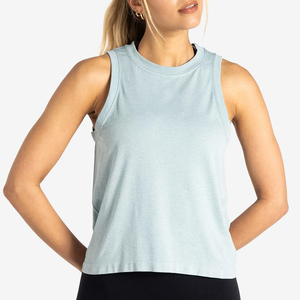 Mujeres sin mangas Racerback Yoga Tank Top Fitness Sport Singlet Gym Running Training Shirts Mujeres sin mangas camisas para veranos - Product Image 6