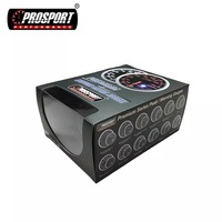 Manomètre de pression d'huile numérique universel 52 mm 12 V, 0~10 BAR / 0~150 PSI, cadran noir, certifié CE